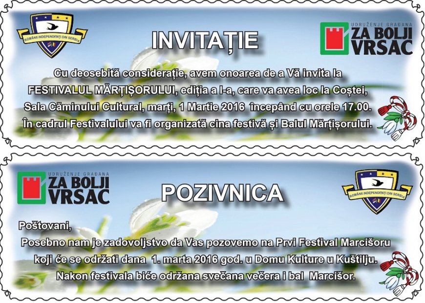 Premiera: Festivalul Martisorului, Costei 2016