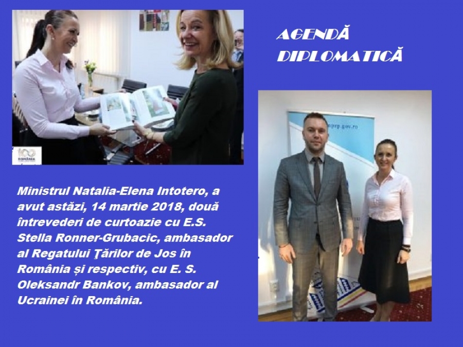 PE AGENDA MINISTRULUI NATALIA INTOTERO