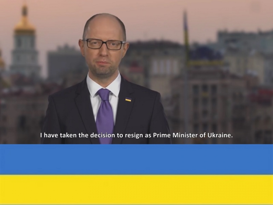DEMISIA PREMIERULUI INSTAUREAZĂ CRIZA POLITICĂ LA KIEV