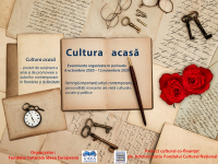 Proiectul &bdquo;Cultura acasă&rdquo;