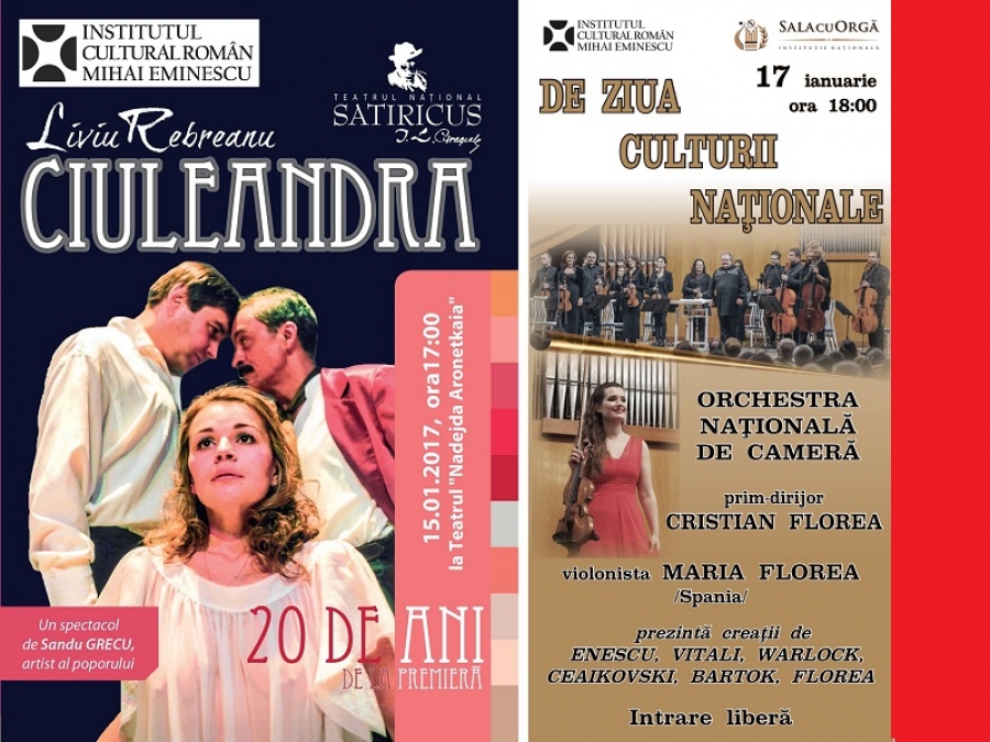 SPECTACOLUL &bdquo;CIULEANDRA&rdquo;, DE ZIUA CULTURII NAȚIONALE, LA TIRASPOL